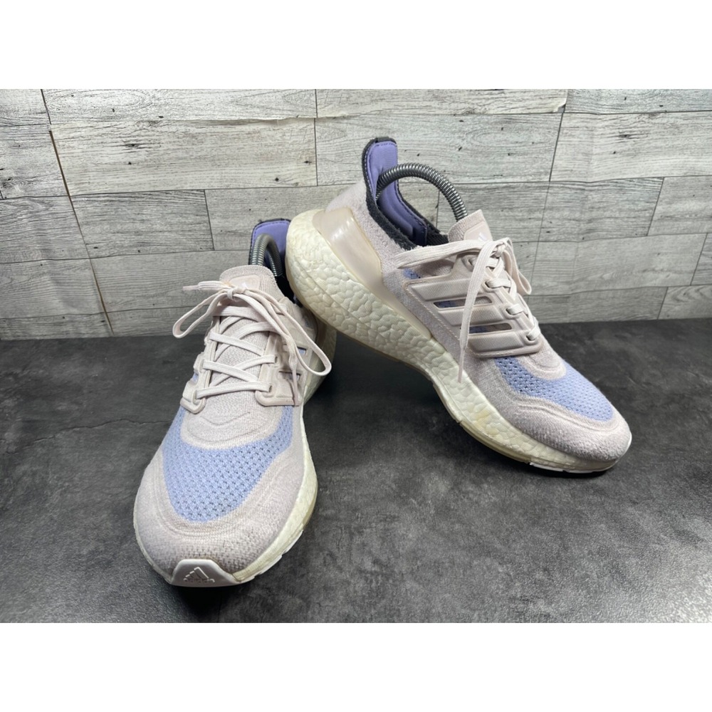 Adidas Ultraboost 21 Running Shoes Women 9M Sneakers Orchid Tint Purple Trainers